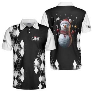 Personalized Christmas Golf Polo Shirt